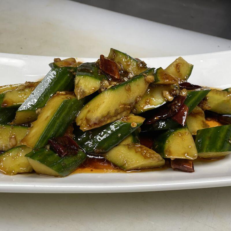 12. Szechuan Cucumber Salad (Cold)