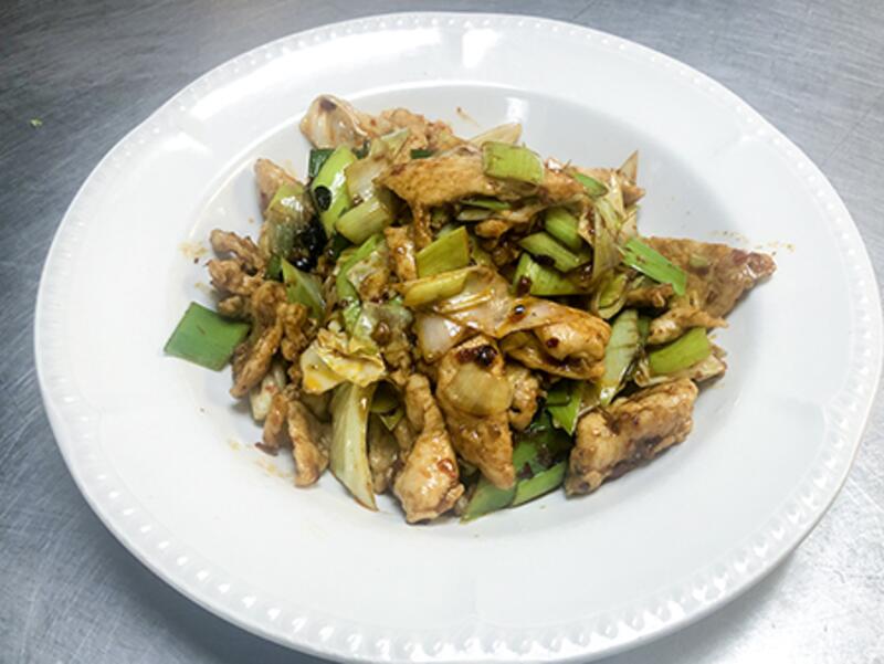 (Lunch).Szechuan Double Cooked Chicken (Spicy)
