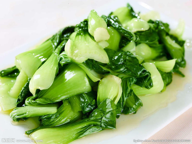 86. Srir-fried Bok-Choy w. Mashed Garlic