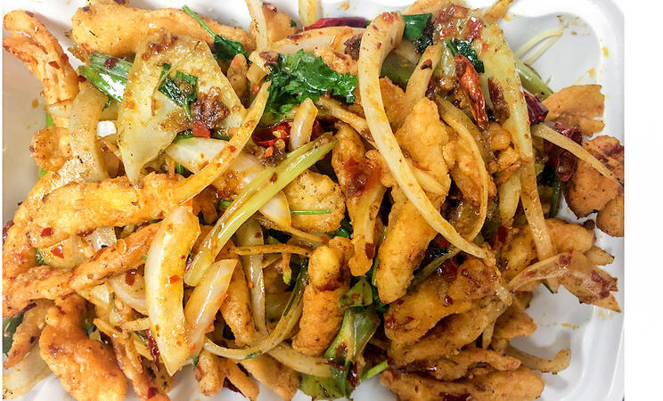 Dry‑ Fried Shredded Chicken Party Trays
