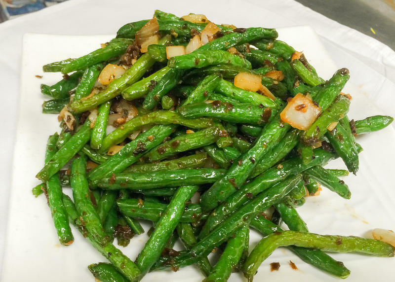 82. Dry-Fried Green Beans
