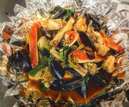 Szechuan Seafood Hot Potx